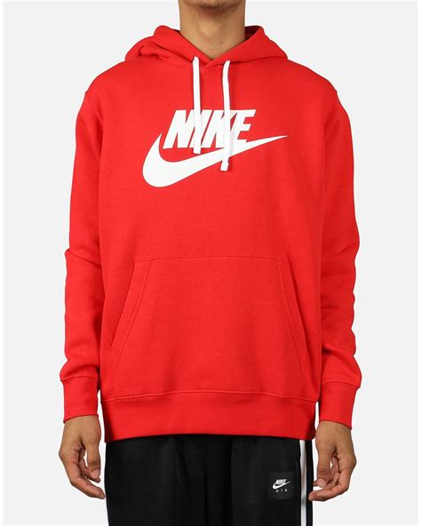 Red Nike Hoodies 